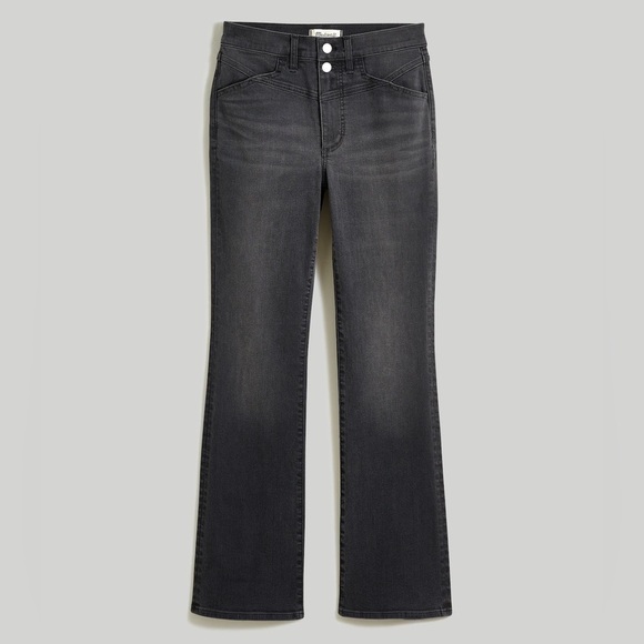 Madewell NWOT Kick Out Crop Jeans in Beckley Wash Size 25 - Picture 4 of 6